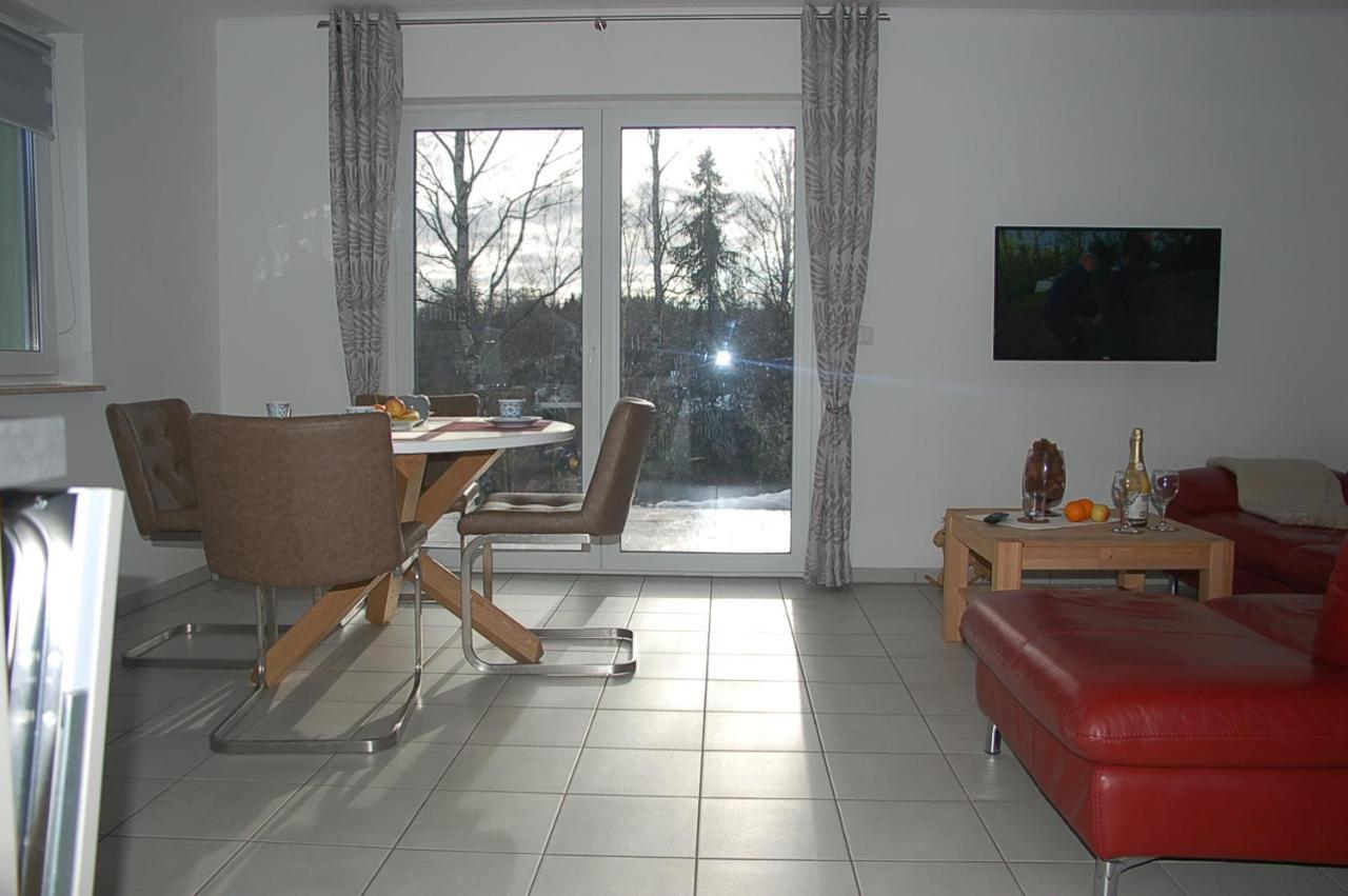 Behagliches Ferienhaus Zaunkoenig -Mit Kamin Und Sauna Tanne Bagian luar foto