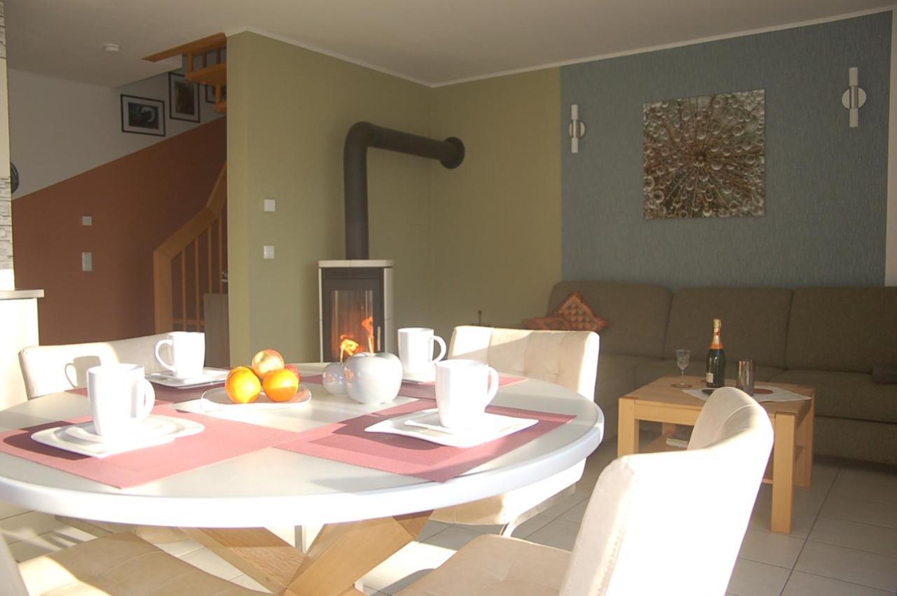 Behagliches Ferienhaus Zaunkoenig -Mit Kamin Und Sauna Tanne Bagian luar foto